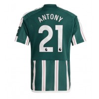 Camisa de time de futebol Manchester United Antony #21 Replicas 2º Equipamento 2023-24 Manga Curta